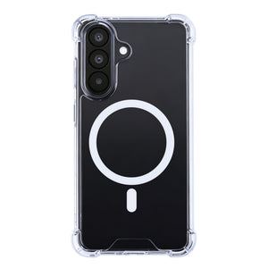 Rixus Anti-Burst Case With MagSafe Compatible For Samsung Galaxy A57 Transparent