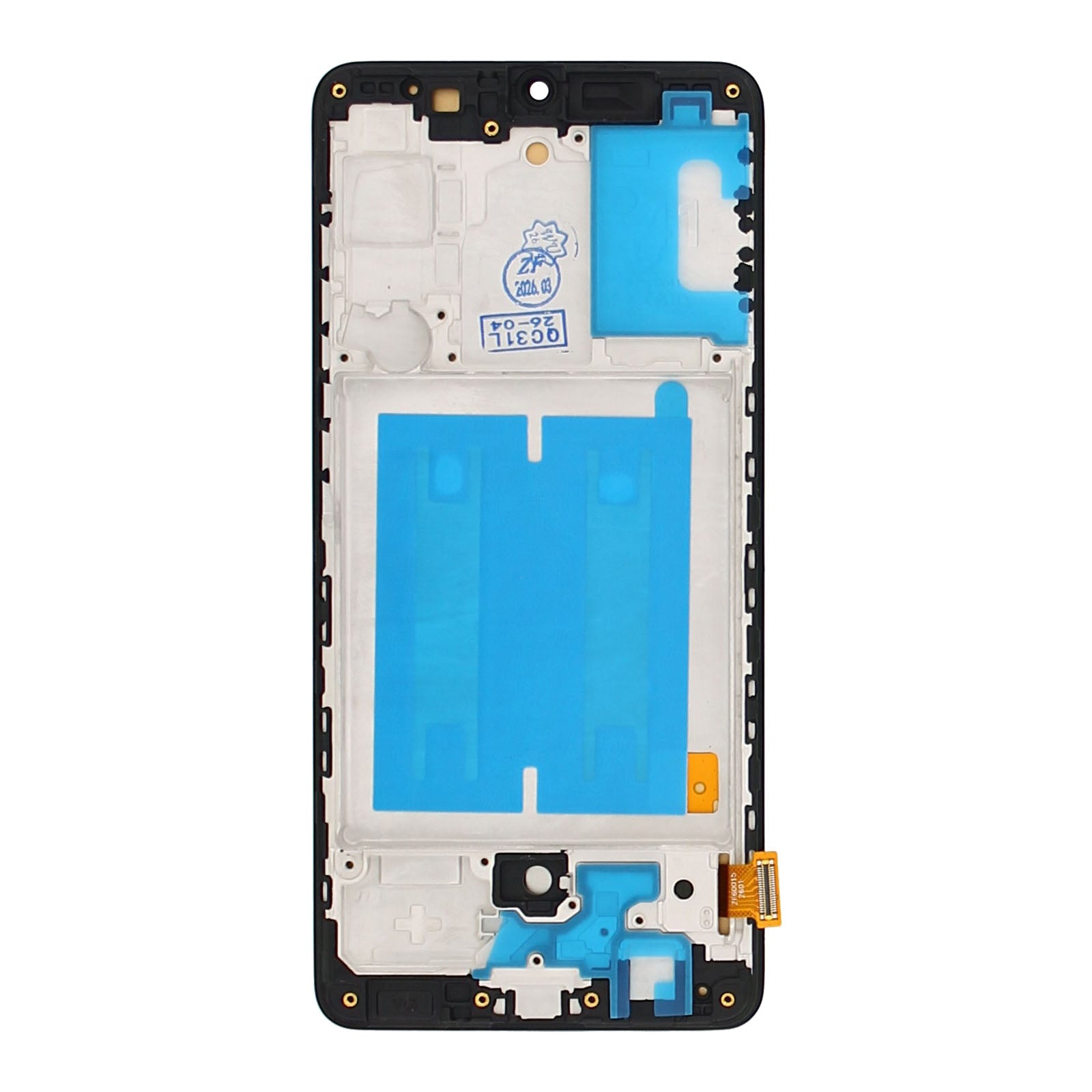Samsung Galaxy A41 A415F Display And Digitizer With Frame Prism Crush Black In-Cell