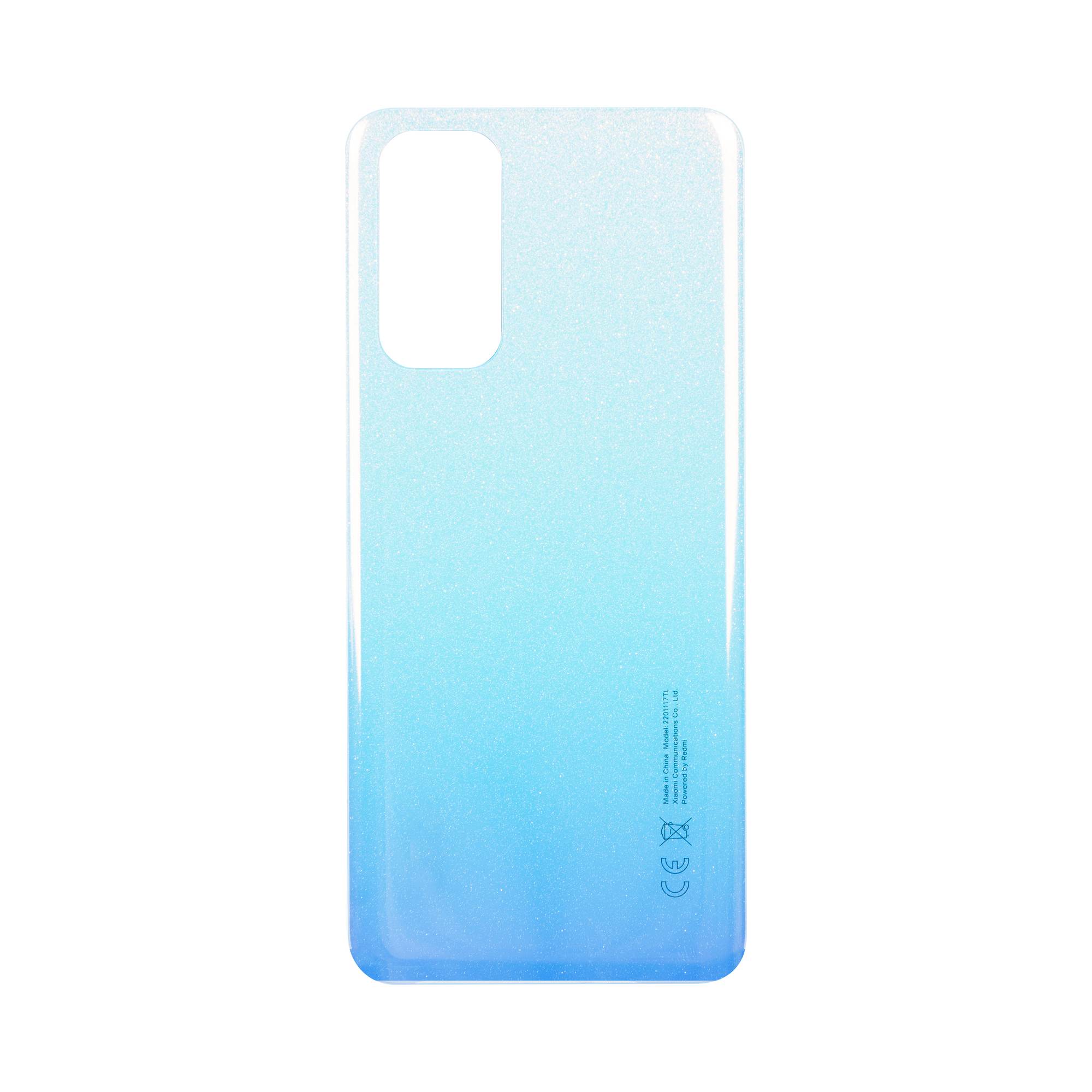 Coque arrière Xiaomi Redmi Note 11 sans objectif bleu crépusculaire OEM