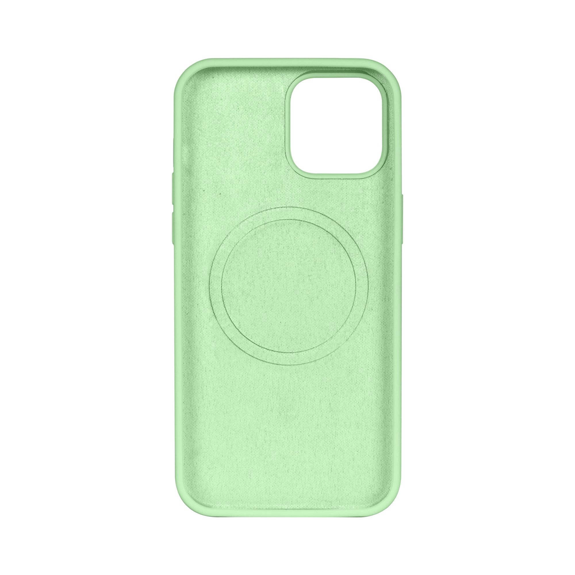 Rixus Soft TPU Phone Case With MagSafe Compatible For Apple iPhone 13 Pro Matcha