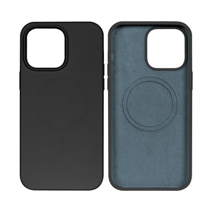 Rixus Soft TPU Phone Case With MagSafe Compatible For Apple iPhone 13 Pro Max Black