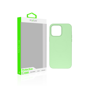 Rixus Soft TPU Phone Case With MagSafe Compatible For Apple iPhone 14 Plus Matcha