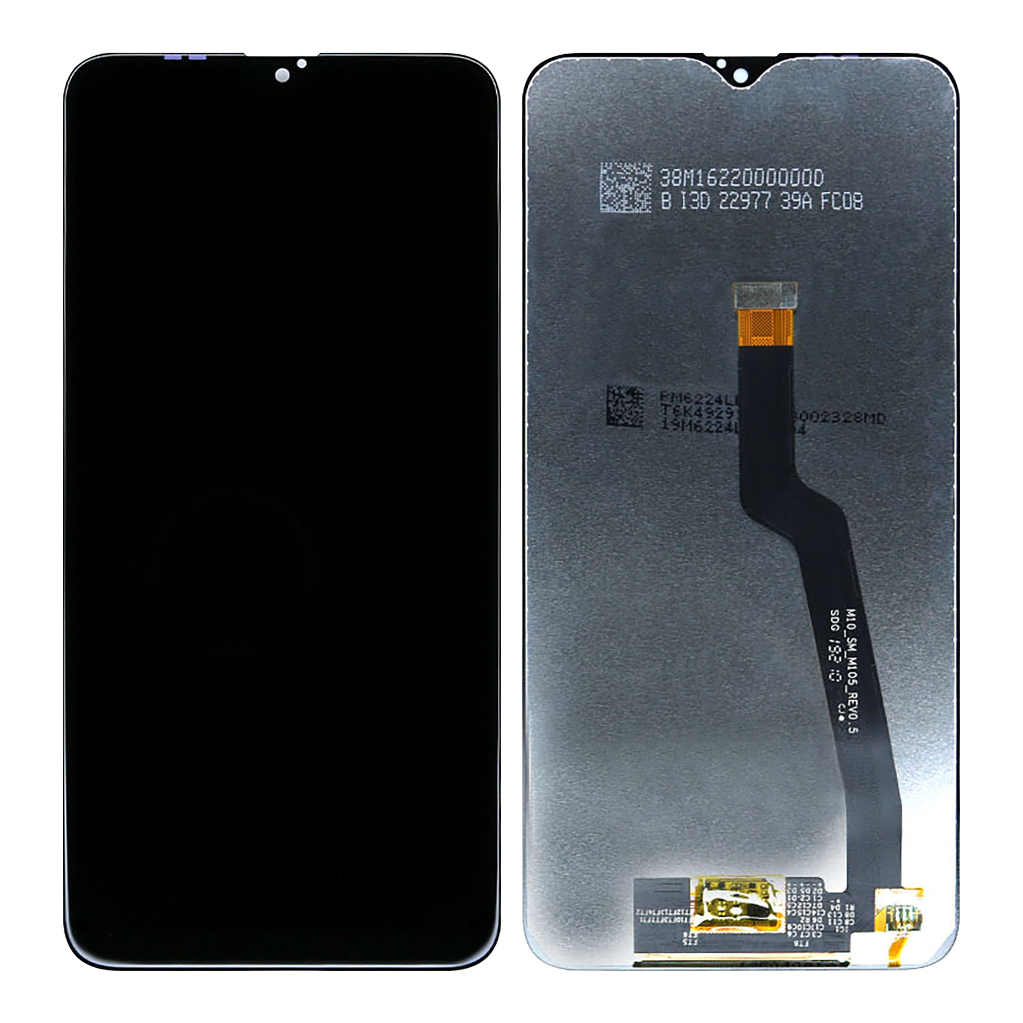 Samsung Galaxy A10 A105F, M10 M105F Ecran et numériseur sans cadre Noir OEM