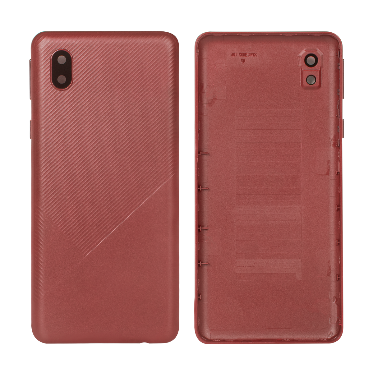 Samsung Galaxy A01 Core A013F Back Cover With Lens Red With Lens OEM
