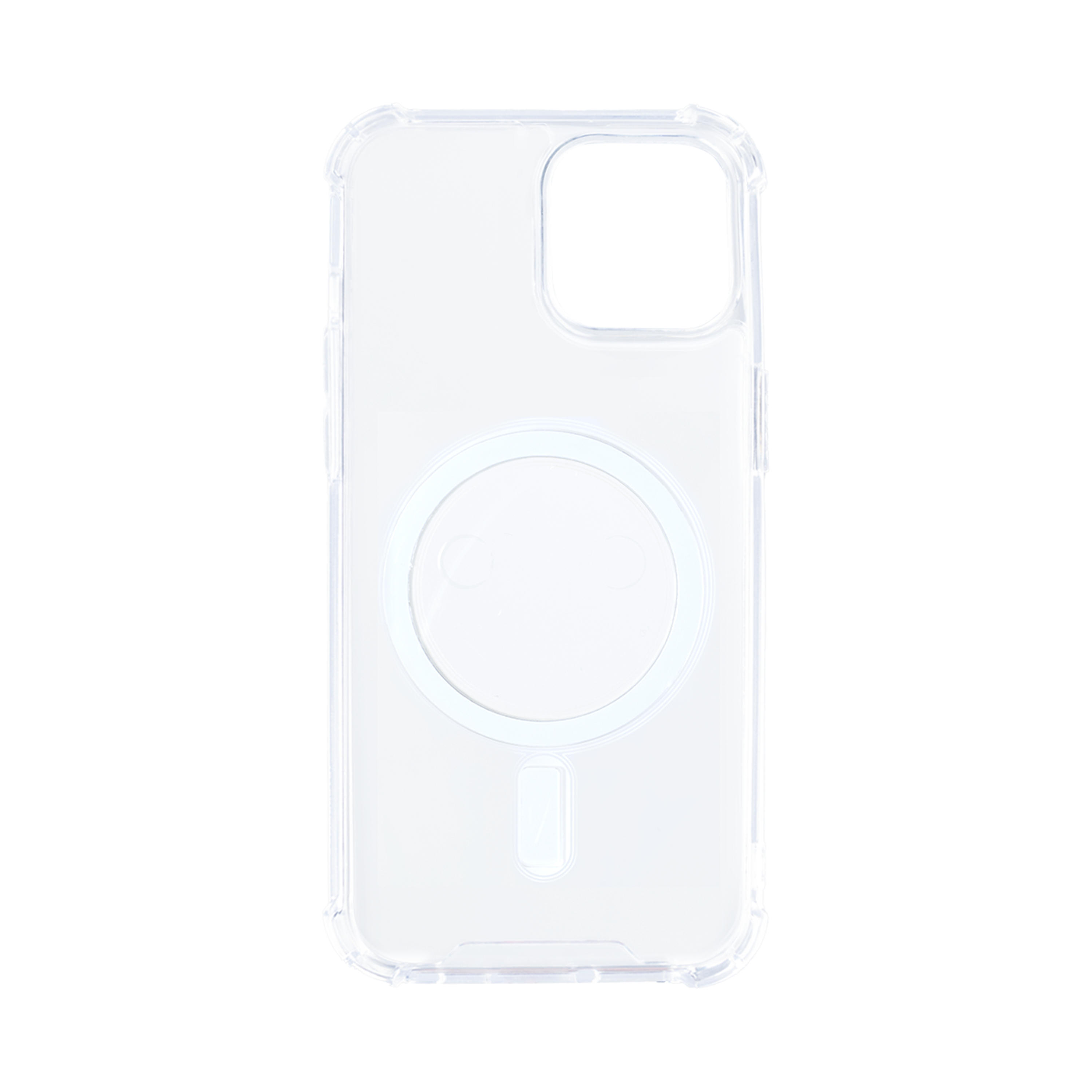Rixus Anti-Burst Case With MagSafe Compatible For Apple iPhone 12, 12 Pro Transparent