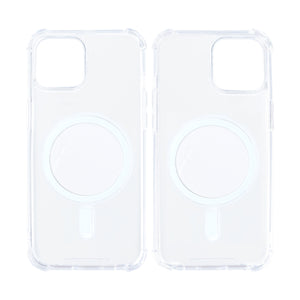 Rixus Anti-Burst Case With Magsafe For Apple iPhone 14 Transparent