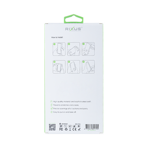 Rixus Anti-Burst Case With MagSafe Compatible For Apple iPhone 14 Pro Max Transparent