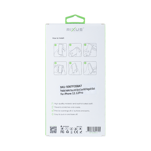 Rixus Anti-Burst Case With MagSafe Compatible For Apple iPhone 12, 12 Pro Black
