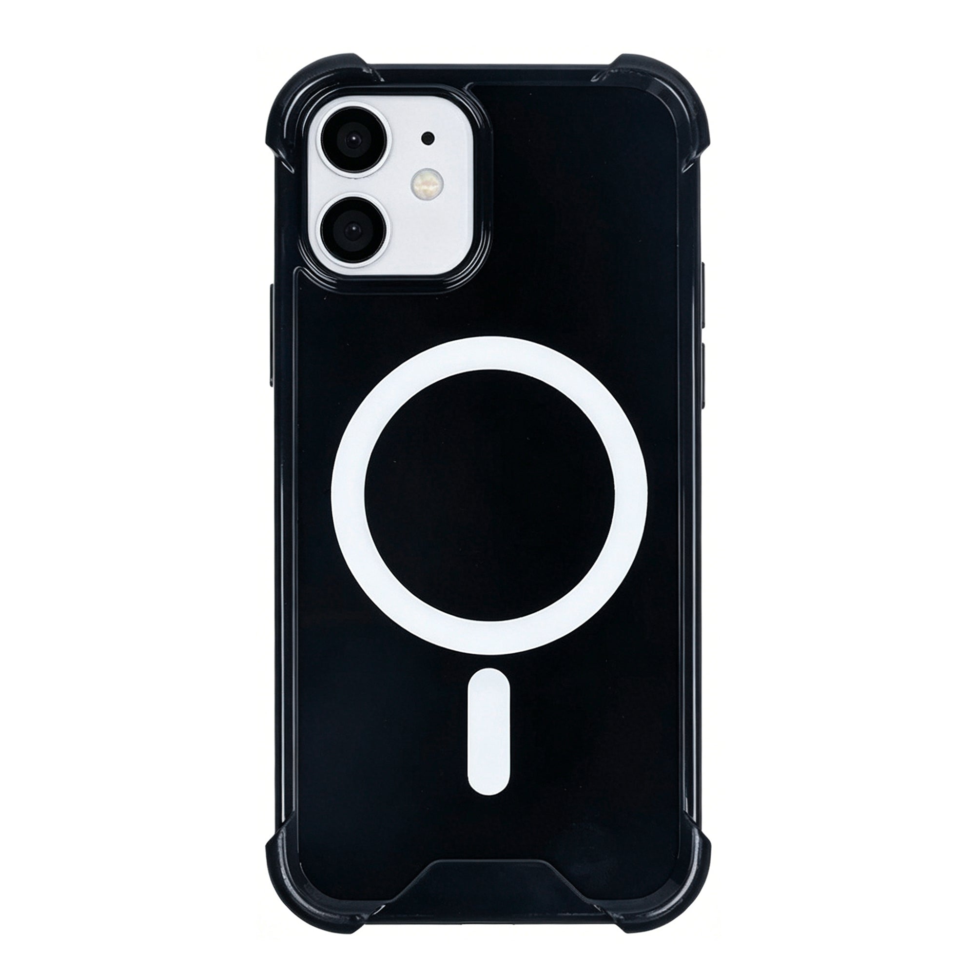 Rixus Anti-Burst Case With MagSafe Compatible For Apple iPhone 12 Mini Black