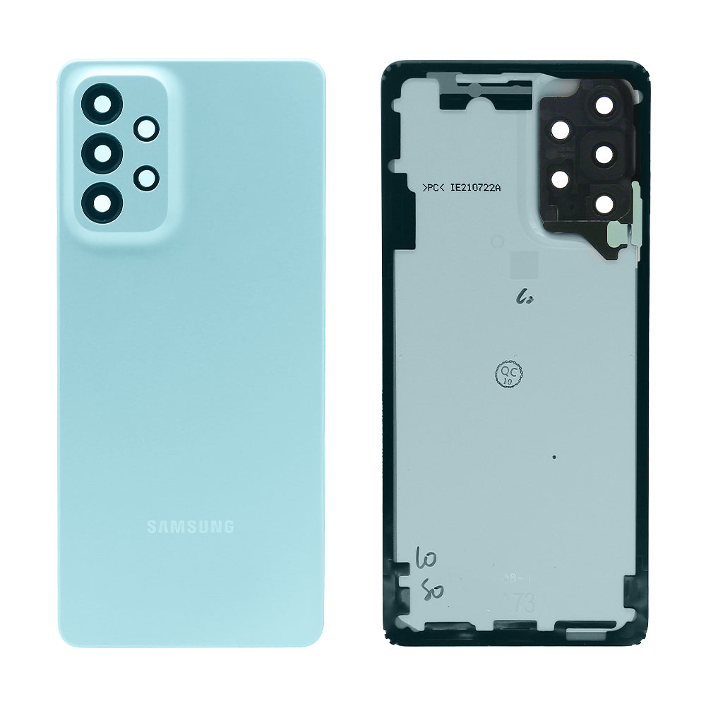 Coque arrière Samsung Galaxy A73 5G A736B avec objectif Awesome Mint OEM