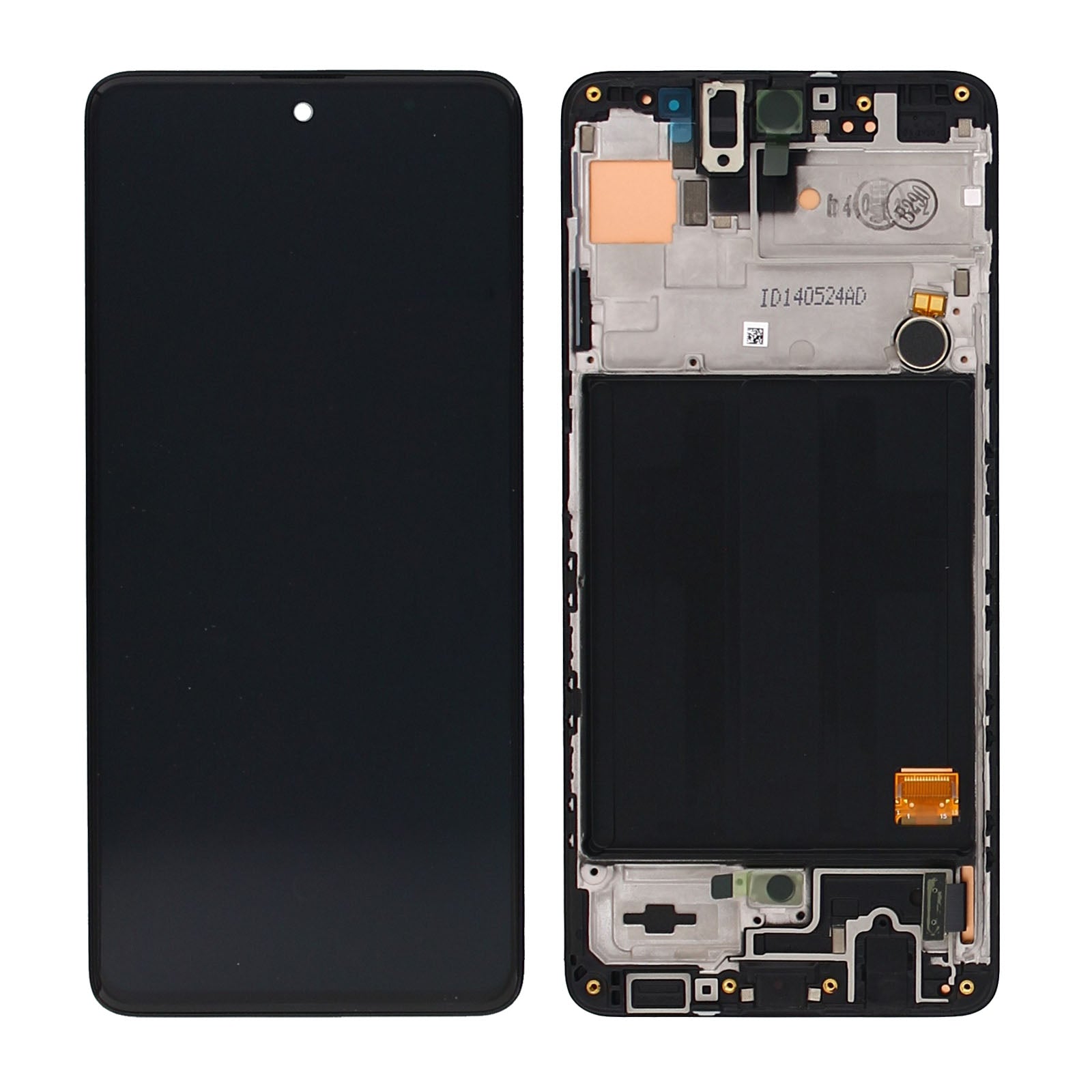 Samsung Galaxy A51 A515F Écran et numériseur avec cadre Noir Service Pack