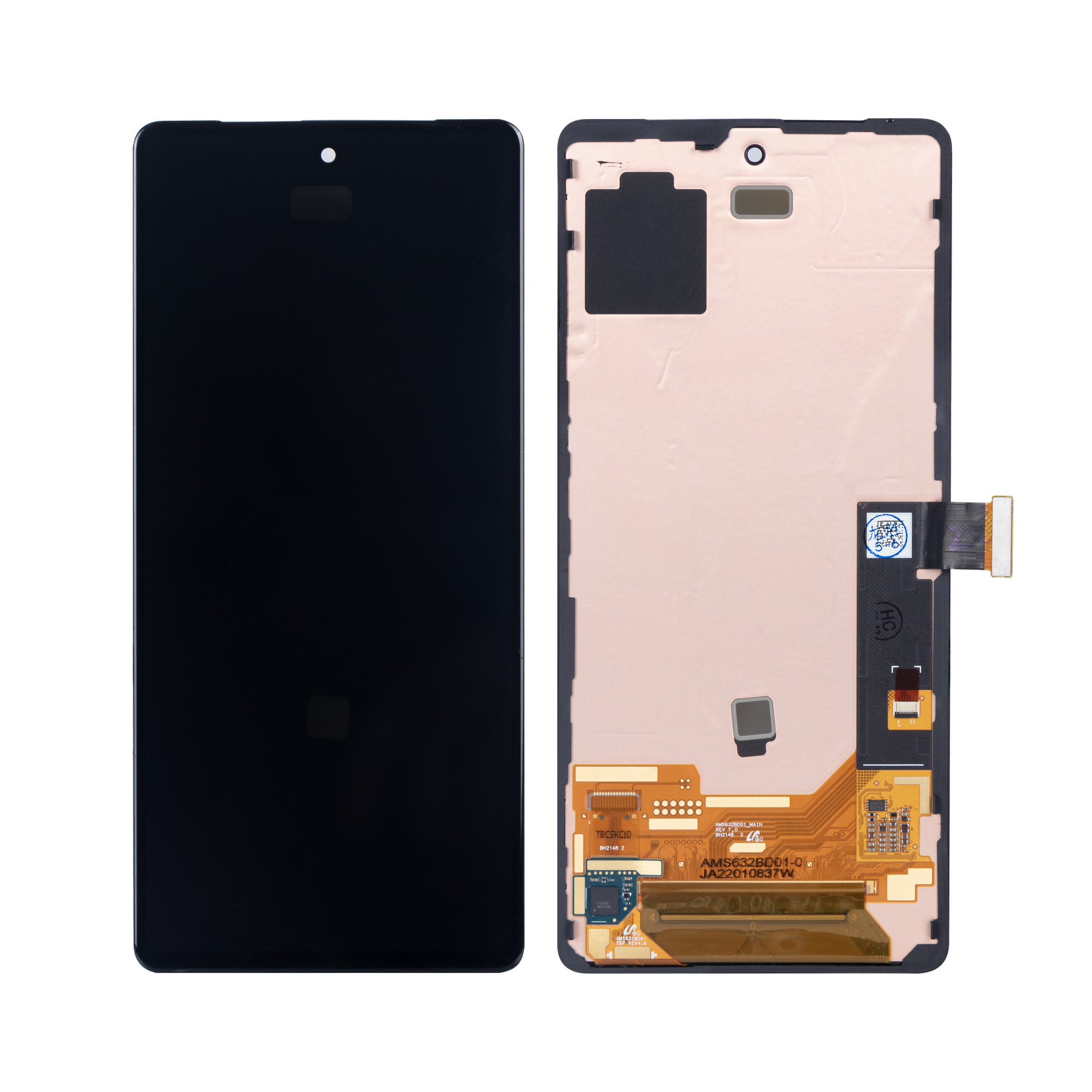 Google Pixel 7 Écran et numériseur sans cadre Noir Service Pack