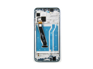 Huawei Y9 (2019) Écran et numériseur avec cadre bleu saphir OEM