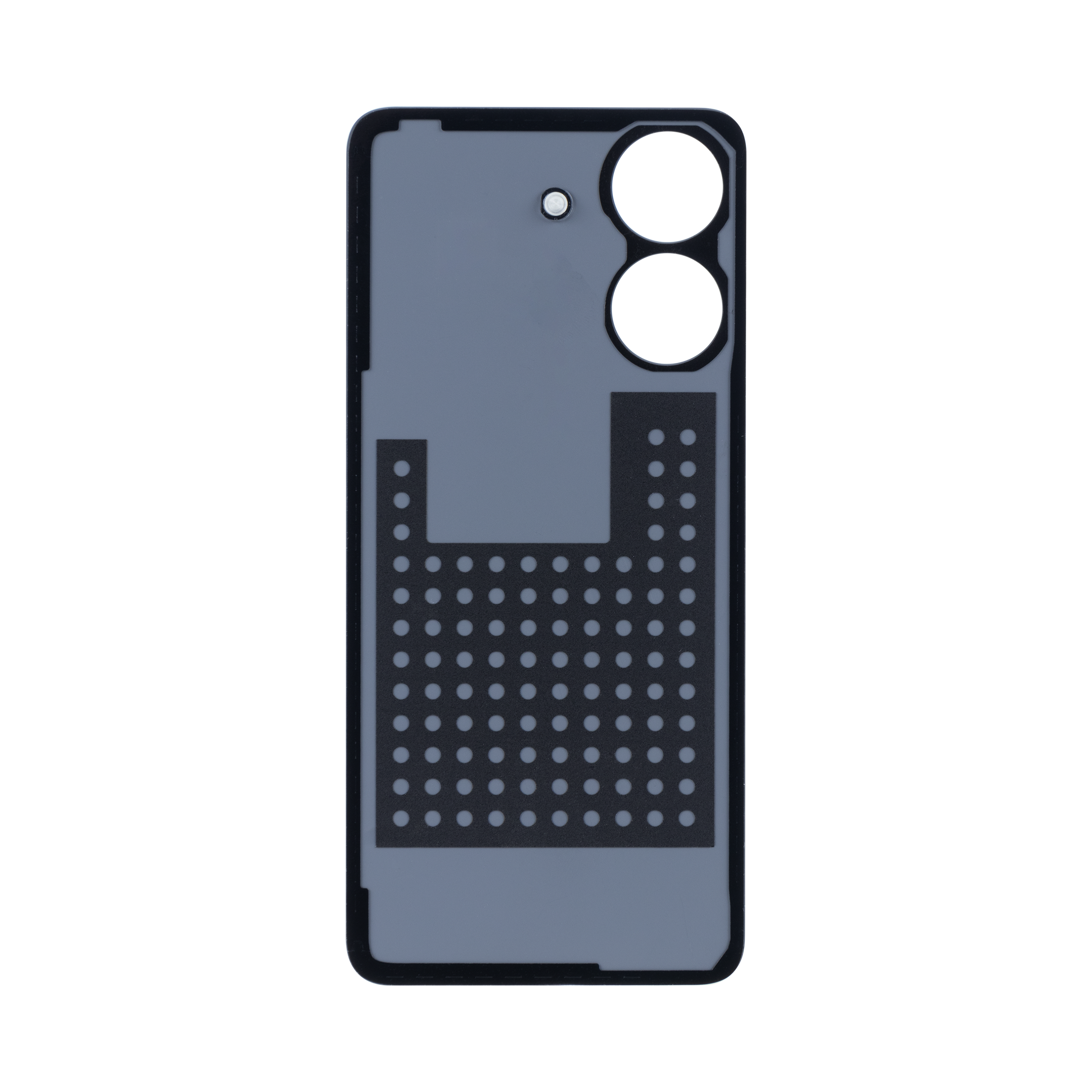 Coque arrière Xiaomi Redmi 13C sans objectif, blanc glacier, OEM