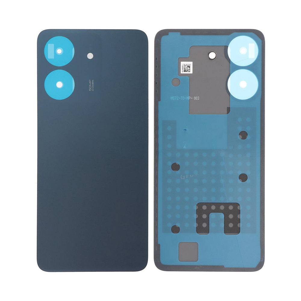 Coque arrière Xiaomi Redmi 13C sans objectif bleu marine OEM
