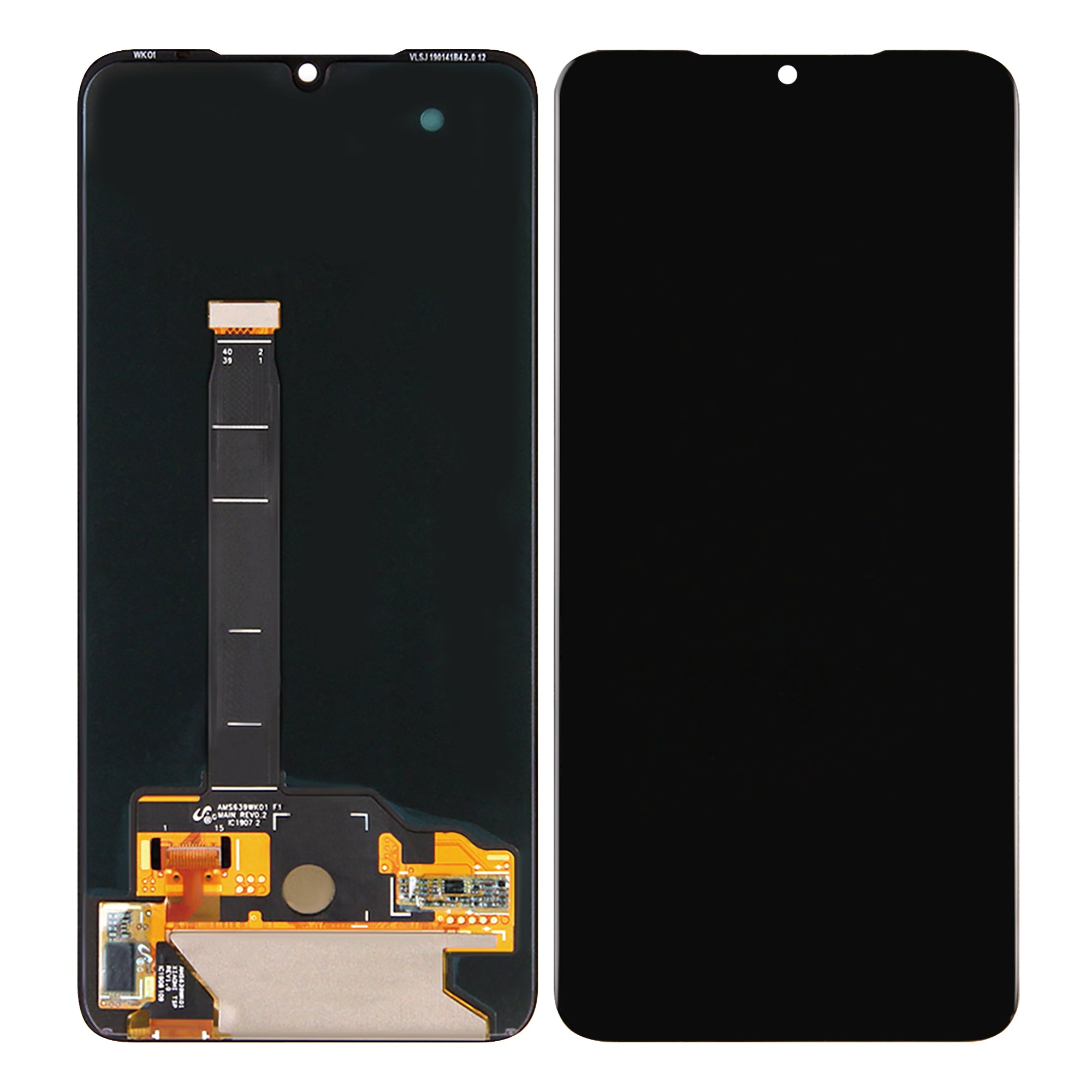 Xiaomi Mi 9 Ecran et Digitizer Sans Cadre Noir OEM