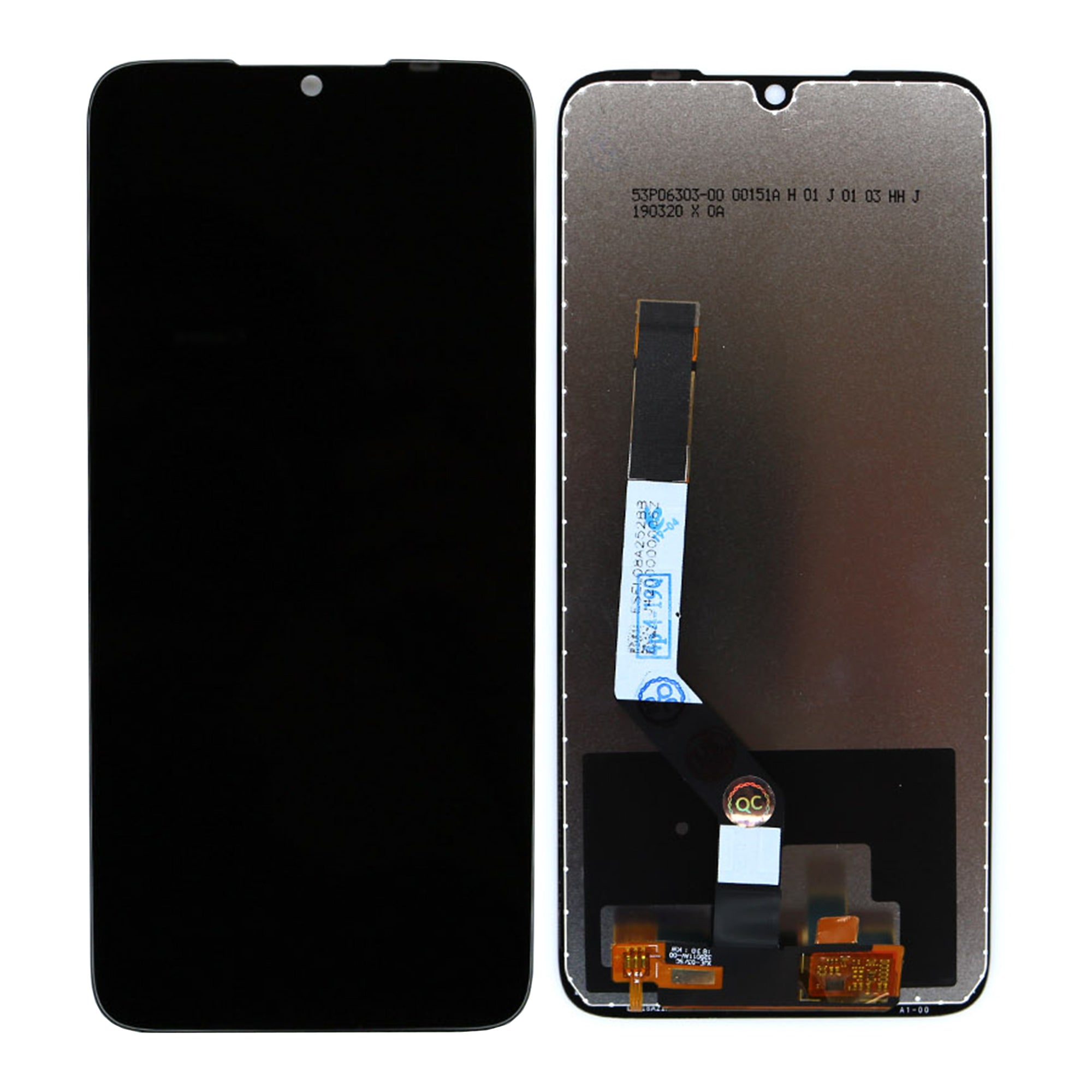 Xiaomi Redmi Note 7, Redmi Note 7 Pro Écran et numériseur sans cadre Noir OEM