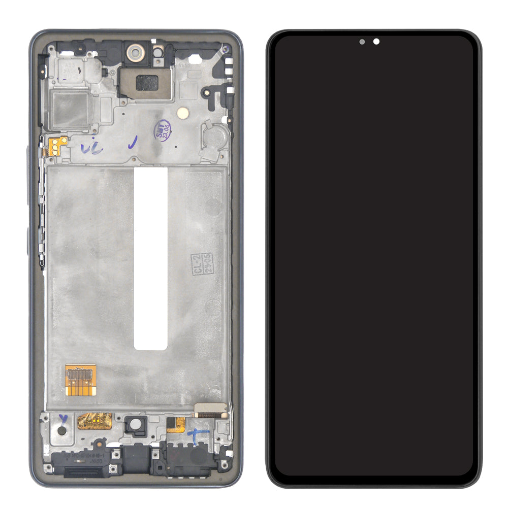 Samsung Galaxy A53 5G A536B Ecran et Numériseur Avec Cadre Noir Soft-OLED