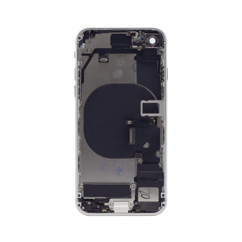 For Apple SE (2020) Boîtier avec petites pièces Blanc OEM
