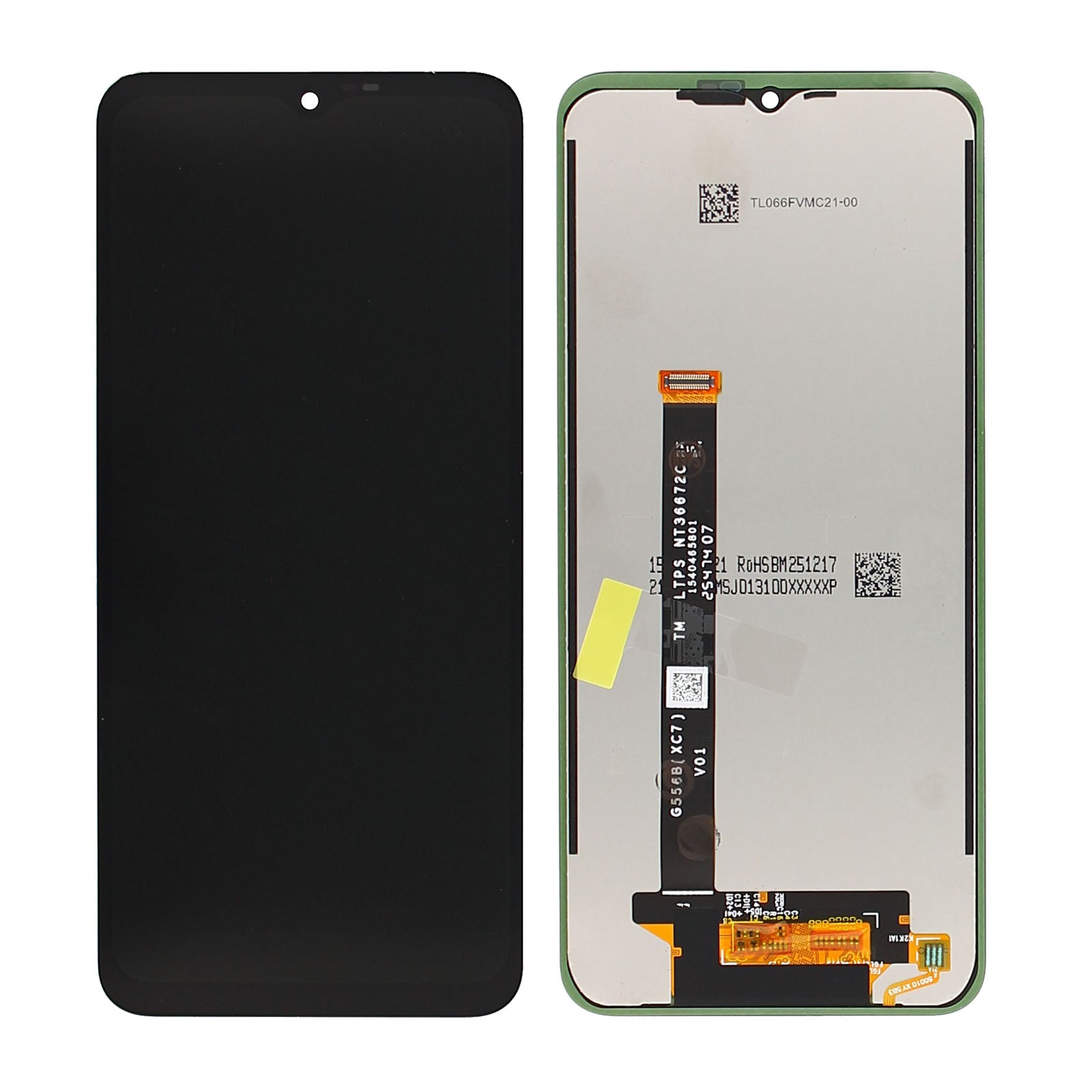 Samsung Galaxy Xcover7 G556B Écran et numériseur sans cadre Noir Service Pack