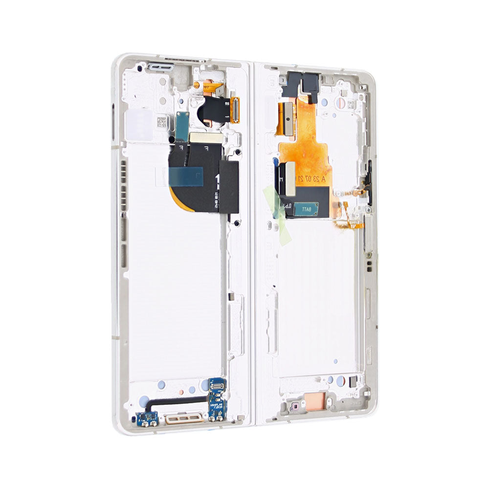 Samsung Galaxy Z Fold5 F946B Écran principal et numériseur avec cadre crème Service Pack