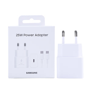 Samsung Power Adapter EP-T2510XWEGEU With USB-C Cable 25W White Original Retail Box