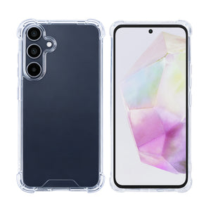 Rixus Anti-Burst Case For Samsung Galaxy A35 5G Transparent