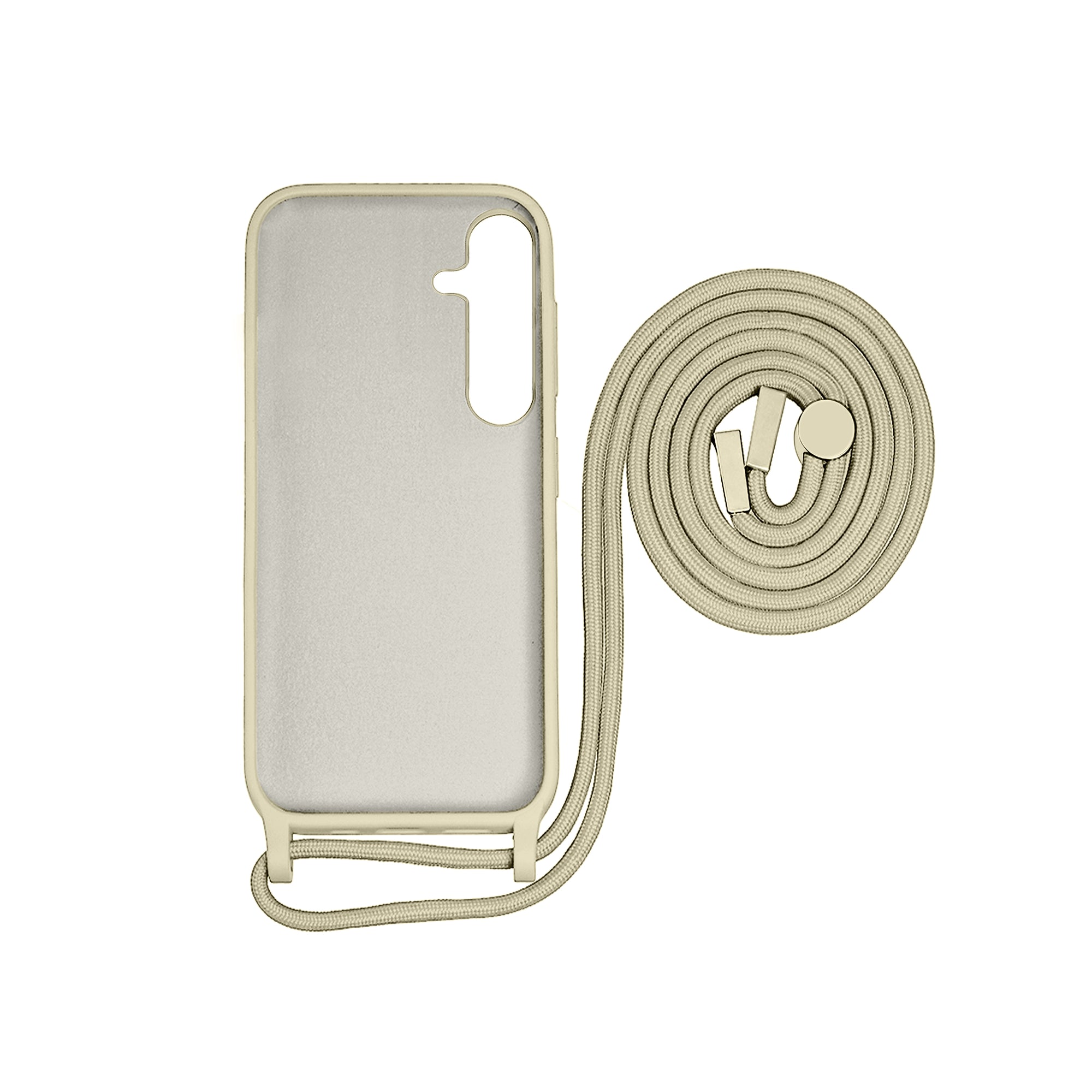 Rixus TPU Necklace Cord Cover For Samsung Galaxy A15 5G Gold