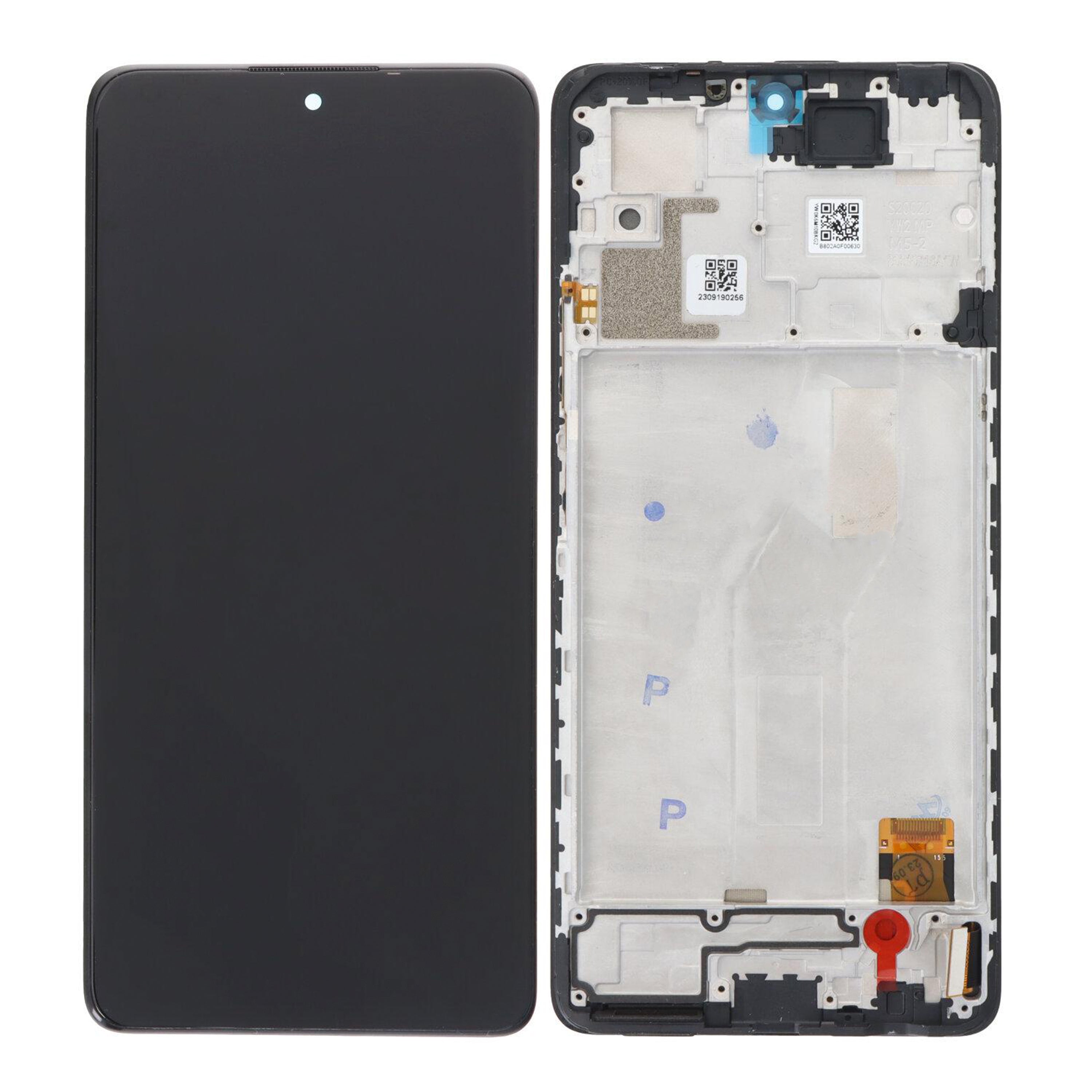 Écran et numériseur Xiaomi Redmi Note 10 Pro avec cadre gris onyx OEM
