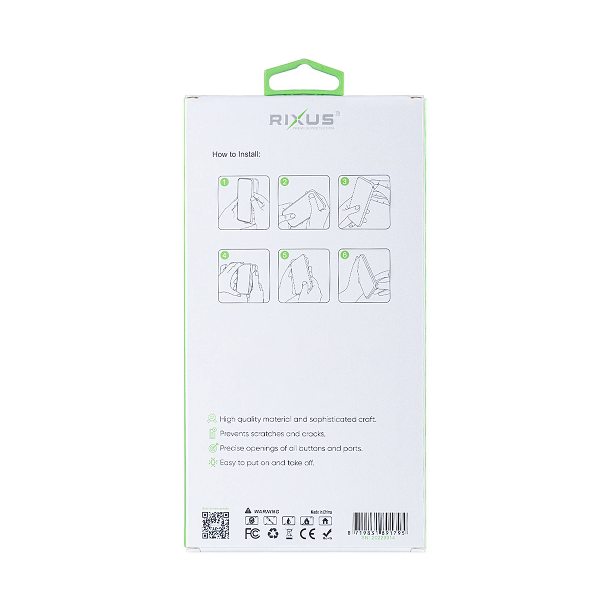 Rixus Anti Shock Case TPU For Samsung Galaxy A25 5G Transparent