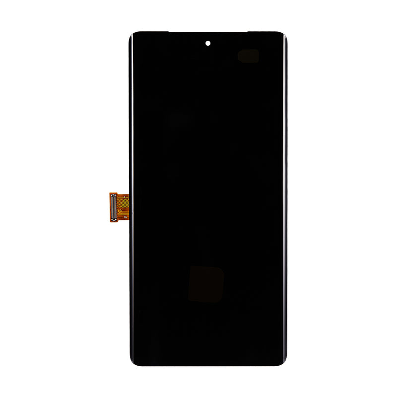 Écran et numériseur Google Pixel 7 Pro avec cadre noir Soft-OLED