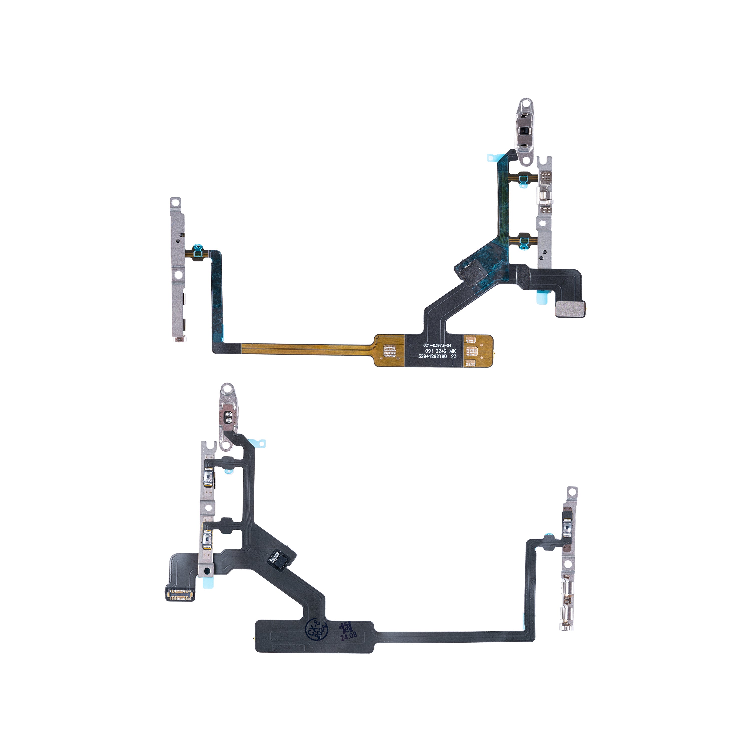 For Apple 14 Pro Max, câble flexible d'alimentation et de volume retiré