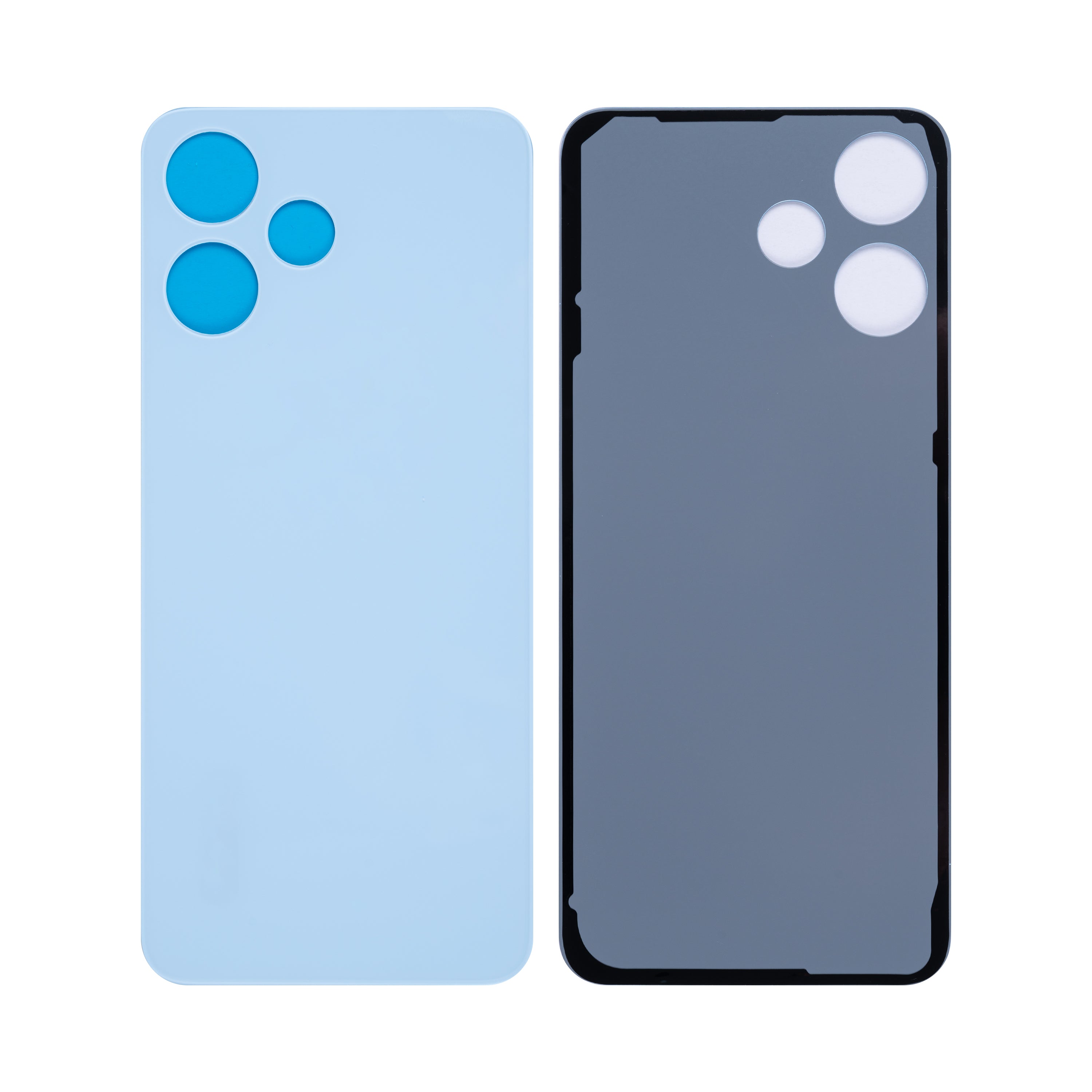 Coque arrière Xiaomi Redmi 12 5G sans objectif bleu pastel OEM