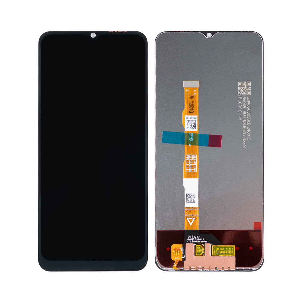 Vivo Y15A, Y15S, Y15C Ecran et numériseur sans cadre Noir OEM