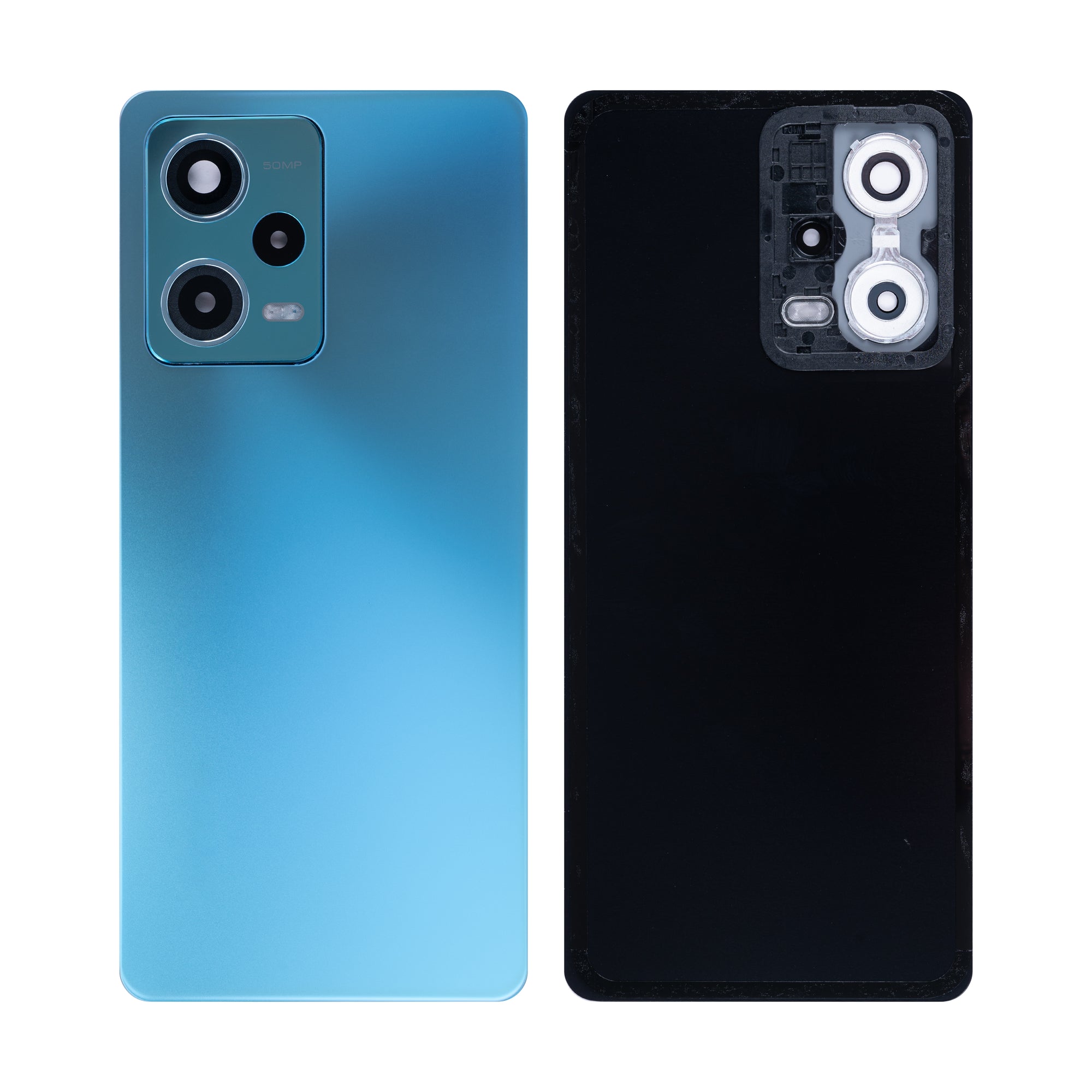 Coque arrière Xiaomi Redmi Note 12 Pro 5G avec lentille bleu givré OEM