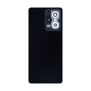 Coque arrière Xiaomi Redmi Note 12 Pro 5G avec objectif, noir onyx, OEM