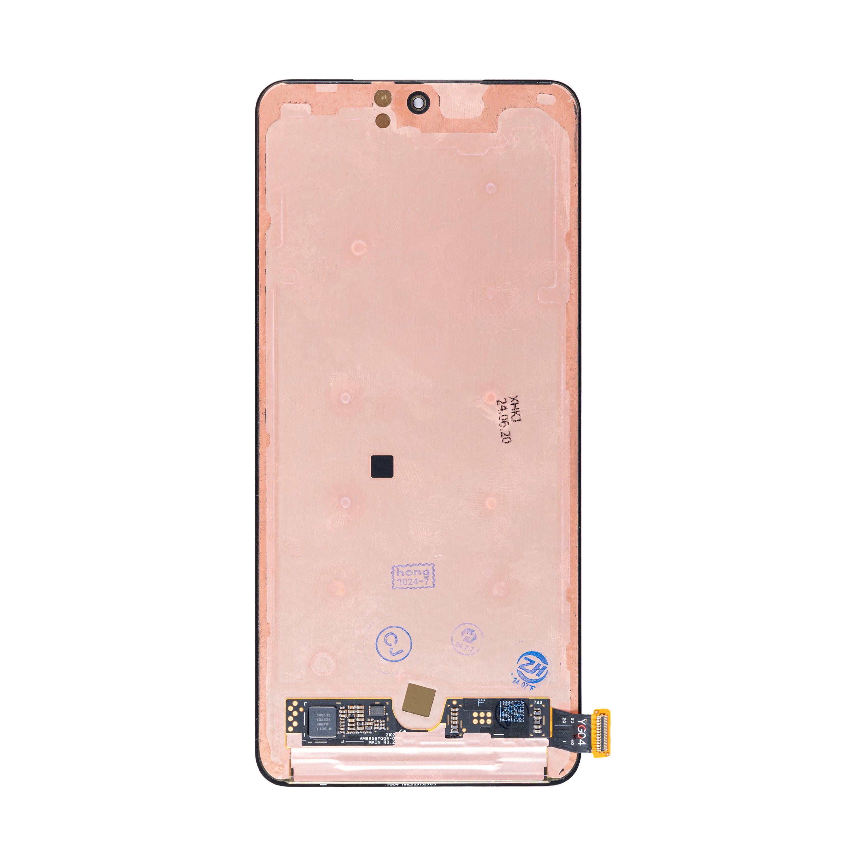 Écran et numériseur Vivo X70 sans cadre noir OEM