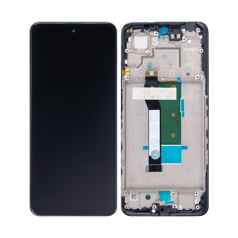 Écran et numériseur Xiaomi Redmi Note 12T Pro avec cadre noir OEM
