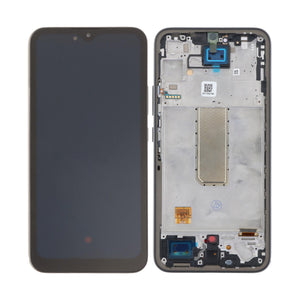 Samsung Galaxy A34 A346B Écran et numériseur avec cadre Graphite Soft-OLED