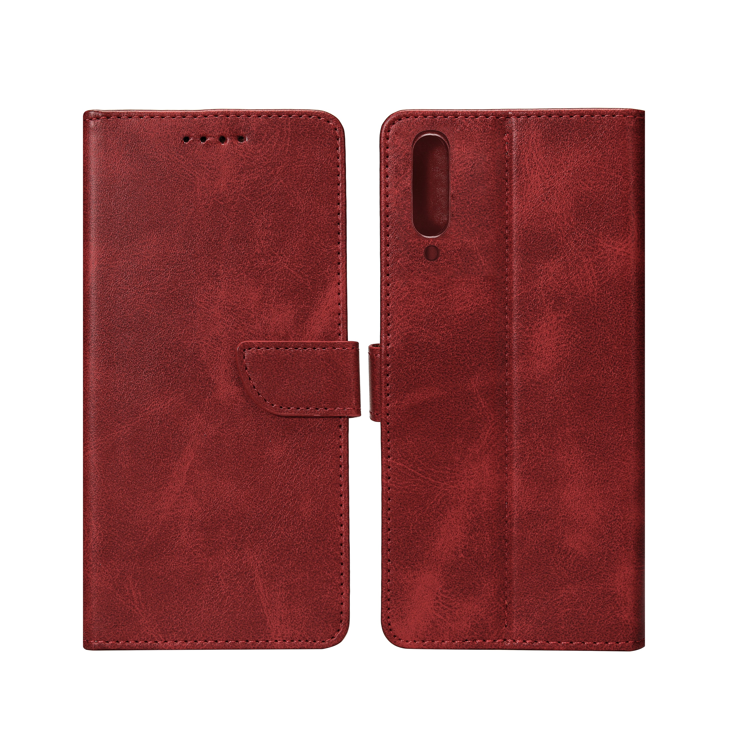 Bibliothèque Rixus pour Samsung Galaxy A7 Rouge foncé