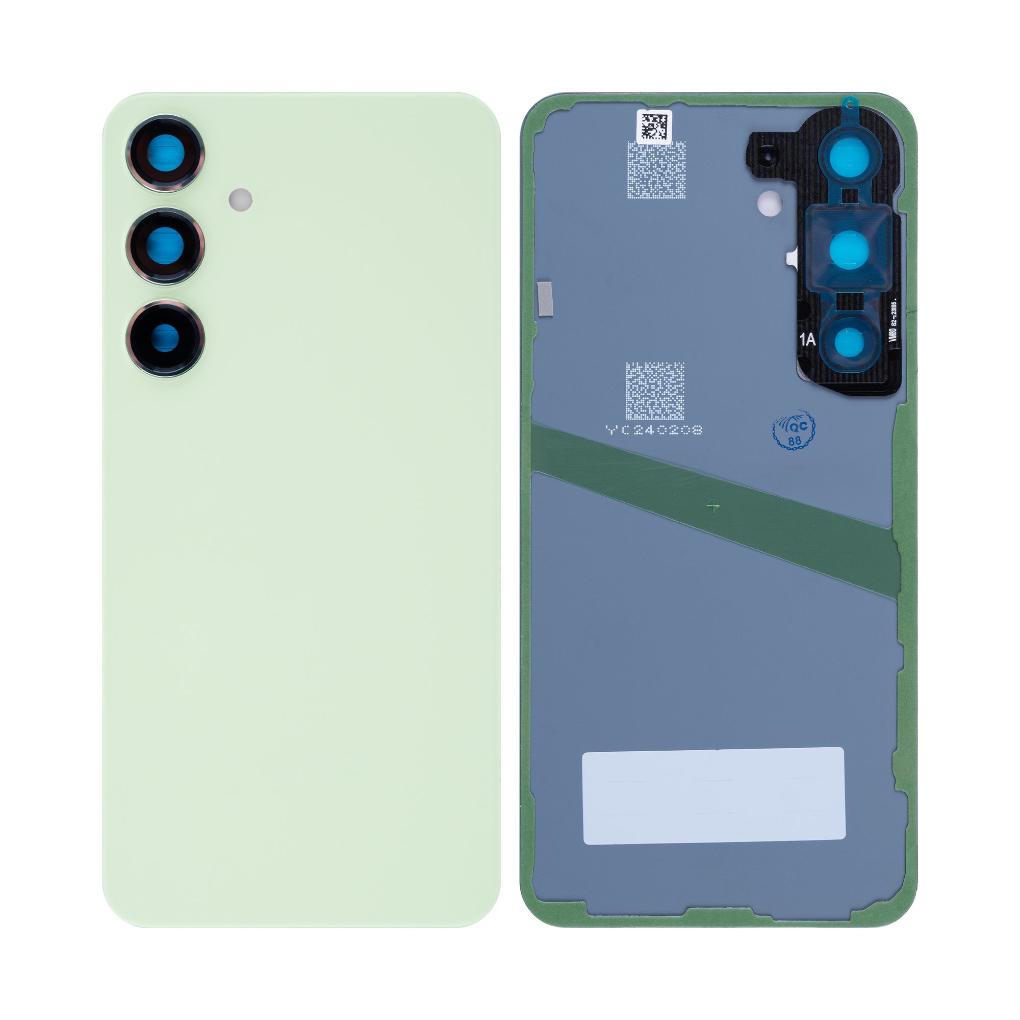 Coque arrière Samsung Galaxy S24 S921B avec objectif vert jade OEM