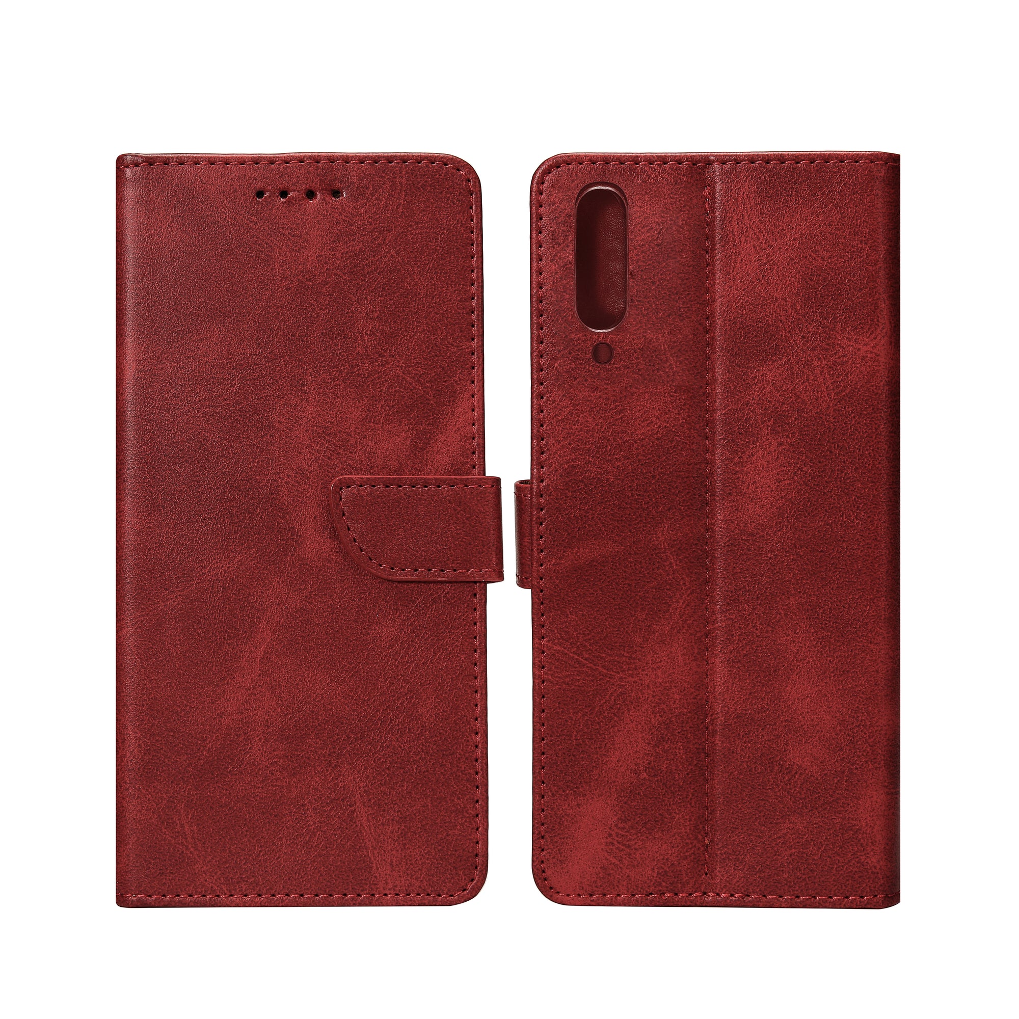 Bibliothèque Rixus pour Samsung Galaxy A50 Rouge foncé