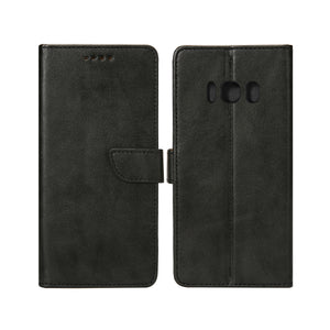 Rixus Bookcase pour Samsung Galaxy S8 Plus Noir