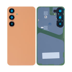 Coque arrière Samsung Galaxy S24 Plus S926B avec objectif Orange grès OEM