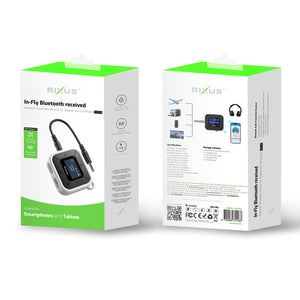 Rixus RXBT36 In-Fly Bluetooth Receiver Blanc