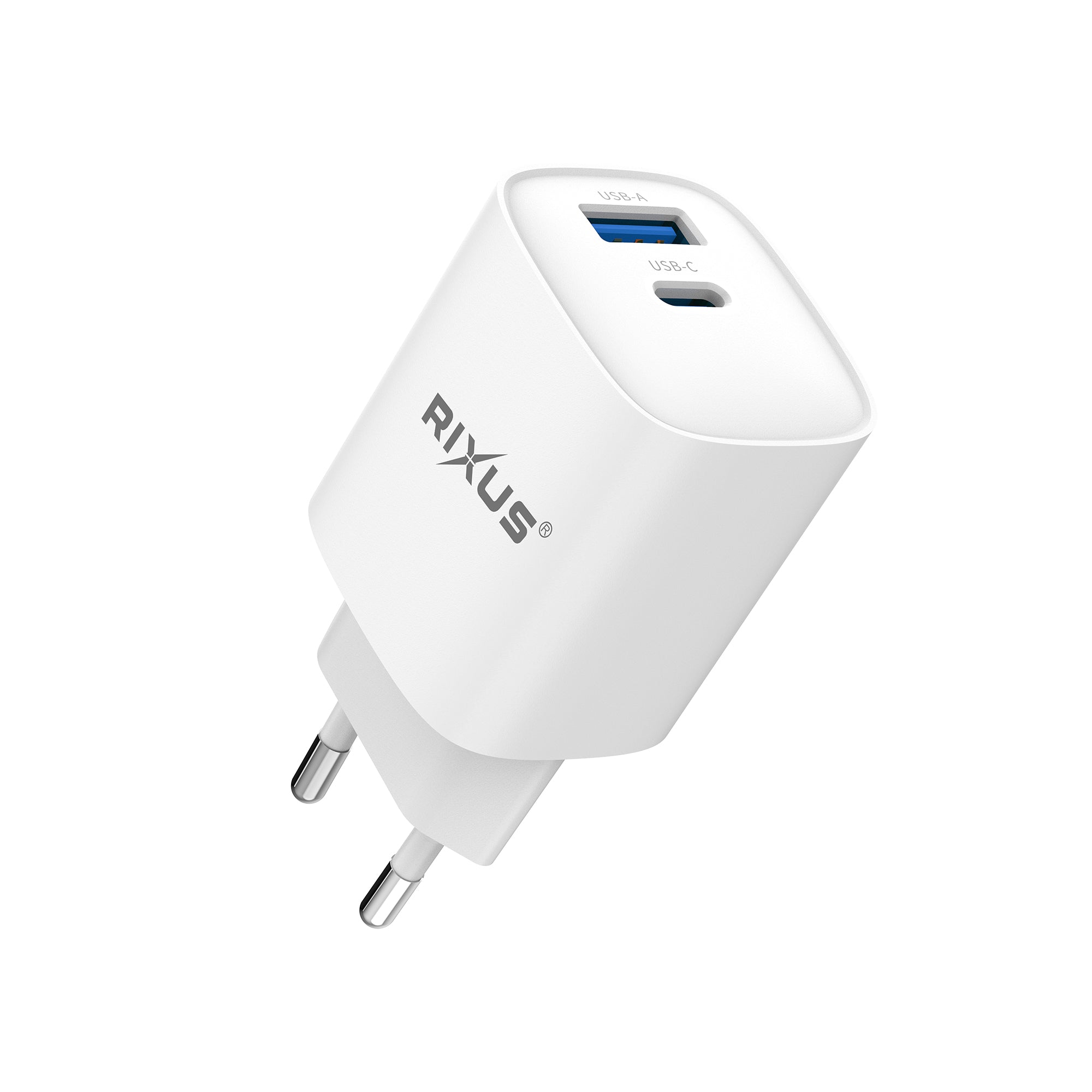 Rixus RX95A Chargeur PD GaN USB-C 30W Blanc