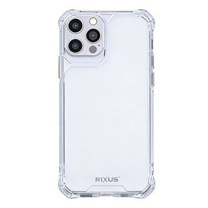 Rixus Armor-X Anti Shock Case For Apple iPhone 12, 12 Pro Transparent