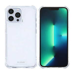 Rixus Armor-X Anti Shock Case For Apple iPhone 13 Pro Max Transparent