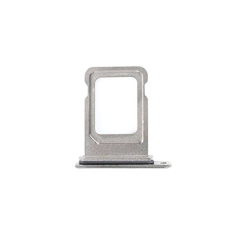 For Apple iPhone 15 Pro, 15 Pro Max Support de carte Sim Titanium naturel Tiré