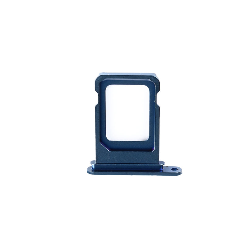 For Apple iPhone 15 Pro, 15 Pro Max Support de carte Sim Bleu Titane Tiré